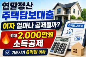주택담보대출 관련 정보 제공