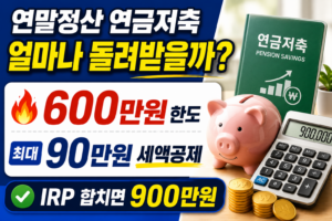 연금저축과 세액공제 안내