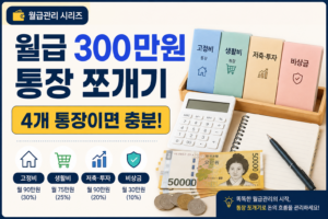 월급 관리 및 통장 분배 안내