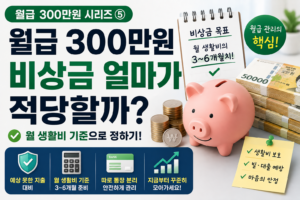 월급 관리와 비상금 목표