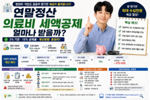 의료비 세액공제 안내 포스터