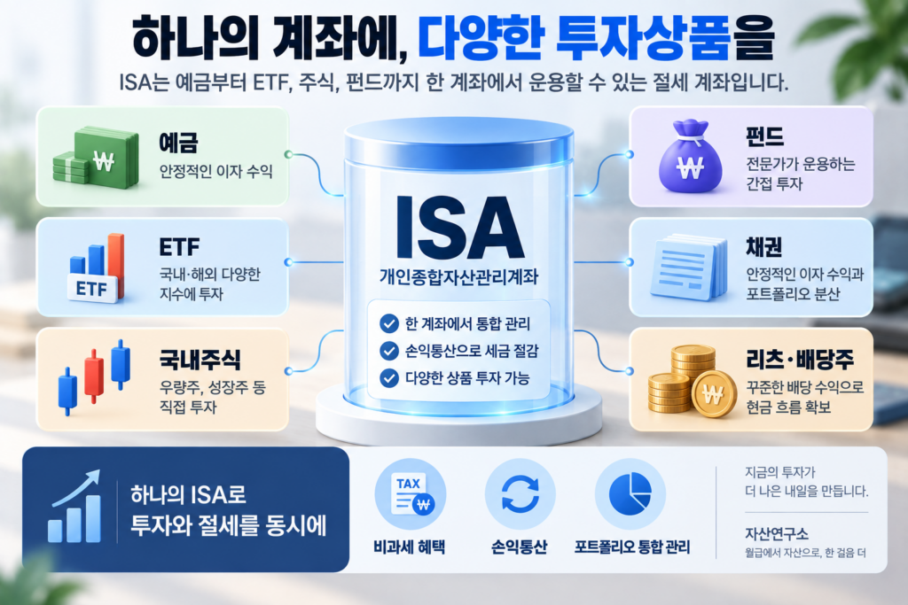ISA 계좌 ETF 배당 투자 활용방법